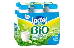 Lactel Bio packs 6x1L