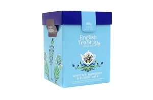 English Tea Shop - Thé Blanc Myrtille & Fleur de Sureau Bio - Vrac Origami 80g