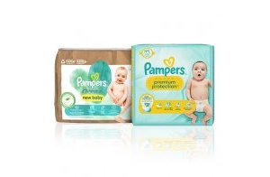 Paquet de Pampers Premium Protection & Harmonie taille 1 et 2