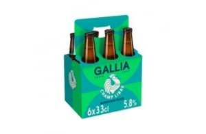 Découvrez la bière française Gallia ! - GALLIA CHAMP LIBRE 6/33CL