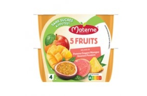 Materne® 5 FRUITS - 5 Fruits Exotiques  - 4x100g