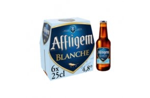 Affligem bière blonde d'Abbaye - Affligem Blanche 6x25cl