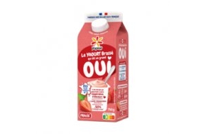 Yoplait en Brique - Yaourt Brassé - Yoplait en Brique - Yaourt Brassé Saveur Fraise