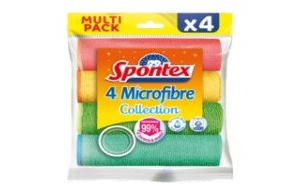 Les super produits Spontex - Nos microfibres super efficaces