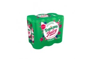 Tropicana Juicy - Tropicana Juicy Pomme Cassis Framboise 6x33cl