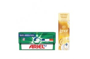 Ariel & Lenor - ARIEL ORIGINAL et LENOR AMBRE ET ORCHIDEE