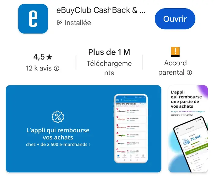 appli eBuyClub