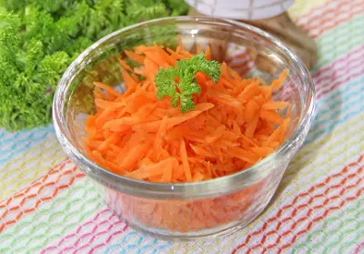 Des carottes râpées