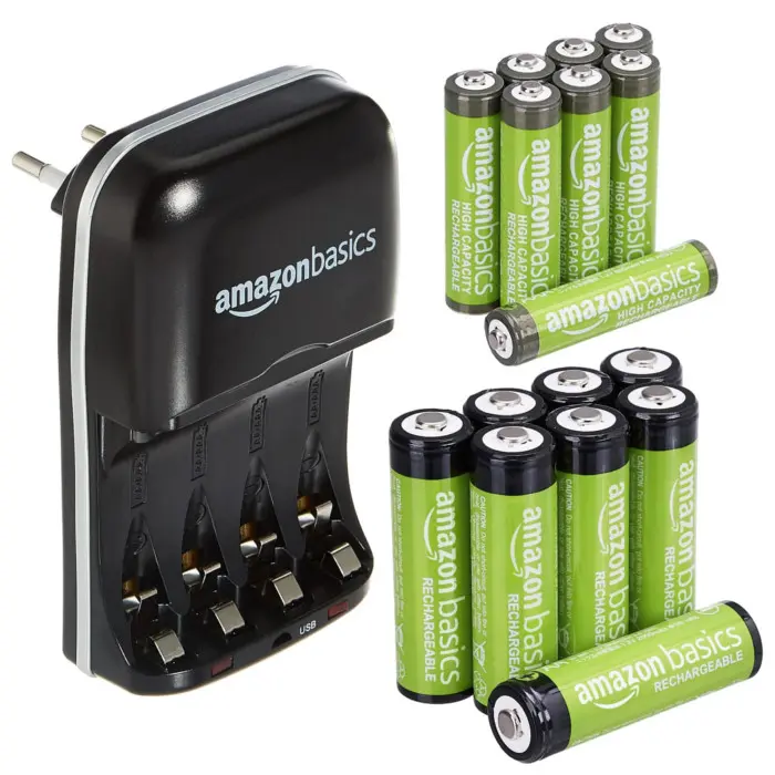 chargeur et piles rechargeables Amazon