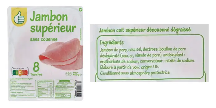 jambon supérieur