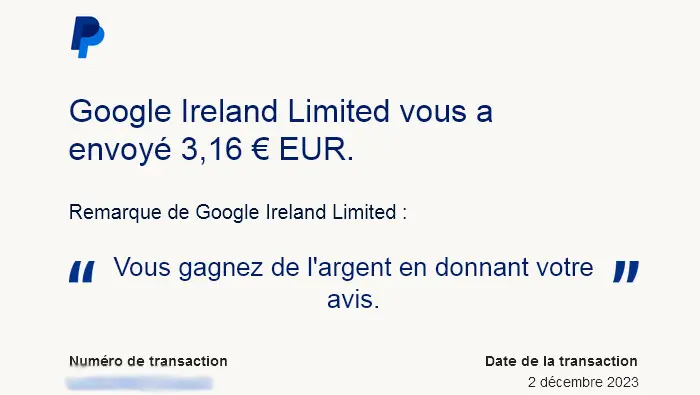 Paiement via Paypal