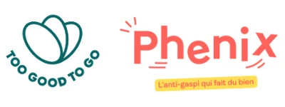 logos de Too Good To Go et Phenix