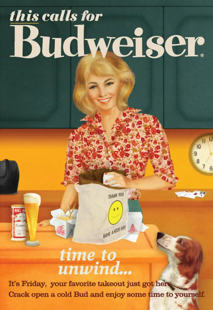 une publicité Budweiser au goût du jour