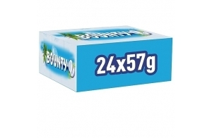 BOUNTY - Barres Chocolat au Lait & Noix de Coco - Grand format - 24 x 57g