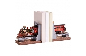 ROBOTIME Puzzle 3D Serre Livre Train du Siècle, Book Nook Maquette en Bois a Construire, Cadeaux de Diorama pour Adultes et Enfants, Décoration de Bibliothèque