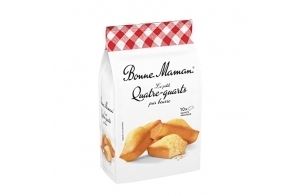 Bonne-Maman - Petit Quatre-Quart Pur-Beurre - 10 Petits Quatre-Quarts emballés individuellement - le sachet de 300g