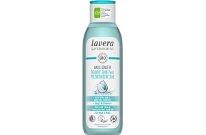 lavera basis sensitiv Douche Soin 2en1 - Cosmétiques naturels - végan - gel douche - Avec aloe vera et kératine végétale - Formules biodégradables sans huiles minérales - 250 ml