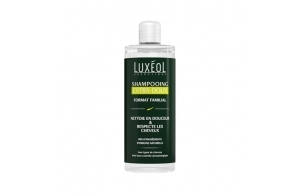 Luxéol – Shampooing Extra-Doux Format Familial – Nettoie en Douceur & Respecte les Cheveux – Made in France – 400 ml