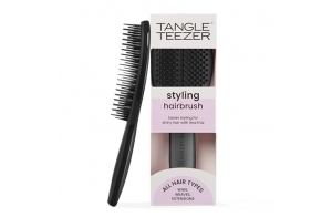 Tangle Teezer brosse lissante pour cheveux Ultimate Styler noir I Brosse brushing anti frissotis I Brosse cheveux Tangle Teezer pour coiffage en sec