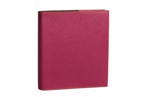 Quo Vadis - Collection : Club Executif - Agenda Civil - Semainier - Format : 16x16cm - Coloris : Rose Framboise - Année : 2025