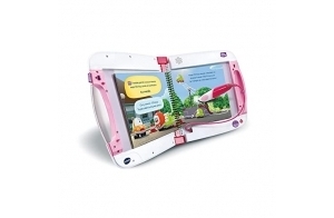 VTech - MagiBook v2 Starter Pack Rose, Plateforme de Lecture Interactive avec Livre Éducatif Niveau 1 l'École des Super-Héros Tut Tut Cory Bolides, Cadeau Enfant de 2 Ans à 8 Ans - Contenu en Français
