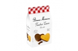 Bonne Maman Tendre Cœur Nappés Chocolat, 300g