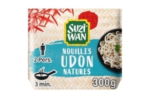 SUZI WAN Nouilles Précuites Udon pour WOK (2x150g)