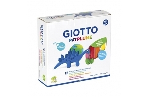 GIOTTO Patplume - Assortiment de pâte à modeler 12x350g