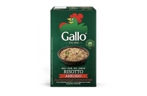 Riso Gallo Riz Arborio Haut de Gamme pour Risotto 1 kg - Lot de 2