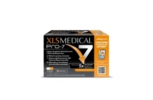 XLS MEDICAL PRO-7 - Perdez jusqu'à 5x plus de poids qu'avec un régime seul (1) - 7 bénéfices (1),(2) et une aide à la perte de poids (1) - COACHING PERSONNALISÉ OFFERT - 180 gélules - 1 mois