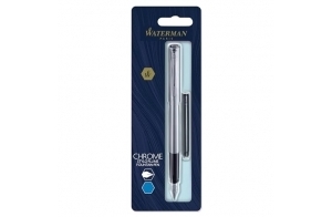 Waterman Allure stylo plume - Chromé - Plume fine - Plume fine - emballé Sous Blister