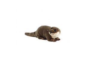 Peluche Living Nature - Grande Loutre (40cm)