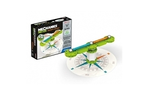 Geomag - Mechanics Motion Magnetic Compass - Educational and Creative Game for Children - Magnetic Building Blocks, Compass with Magnetic Blocks, Recycled Plastic - Set of 35 Pieces