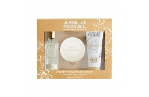 JEANNE EN PROVENCE - Coffret Cadeau pour Femme - Jasmin Secret - Eau de Parfum 60 ml + Crème mains 75 ml + Savon solide 100 GR - Fabriqué en France à Grasse