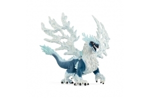 schleich 70790 Dragon de glace, dès 7 ans, ELDRADOR CREATURES - figurine, 19 x 22 x 13 cm