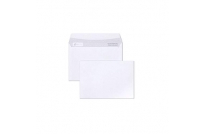 Calligraphe (gamme correspondance Clairefontaine) 5666C - Paquet de 100 Enveloppes Blanches C6-114x162mm - Auto-Adhésives - 80g/m²