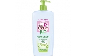 Cadum Natural Caresse Eau Nettoyante Hypoallergénique certifiée BIO pour Bébé - 750 ml