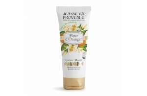 JEANNE EN PROVENCE - Crème pour les mains - Fleur d'Oranger - Nourrit, Parfume & Adoucit - Pour peaux sèches - 95% d'Ingrédients d'origine naturelle - Fabriqué en France à Grasse - 75 ml