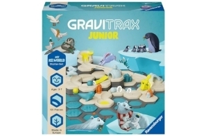 Ravensburger - Gravitrax Junior - Starter Set - Ice - 27060 - Jeu de construction STEM - Circuits de billes créatifs - Coloré - 100 pièces - Dès 3 ans jusqu'à 7 ans - Version française