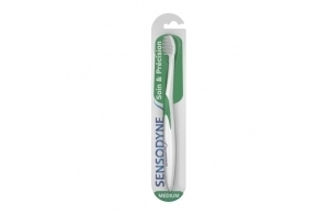 Sensodyne Brosse à dents Soin & Précision, Medium, Pour Un Nettoyage En Douceur Des Dents Sensibles Sans Endommager Les Gencives, Couleur Aléatoire