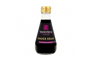 TANOSHI - Sauce Soja Japonaise - Sans Glutamate Ajouté - Flacon Pratique - 1 Flacons De 200 Ml