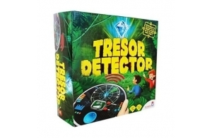 Dujardin – Trésor Detector – Jeu de société – Jeu d’action – Retrouvez le trésor grâce au détecteur – A jouer seul ou entre Amis – Jeu enfant – 1 joueur et plus – Dès 7 ans, Noir