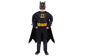 Amscan - Costume enfant Batman, Gotham City, DC Universe, Halloween