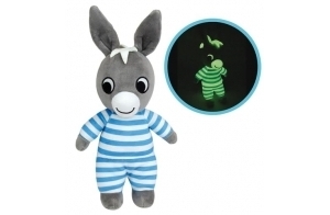 JEMINI TROTRO Peluche Lumineuse Naturelle Fonctionne sans Pile +/- 25CM, Bleu