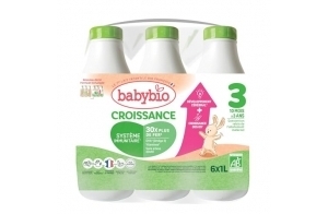 Babybio croissance lait de vache dès 10 mois 6 x 1L