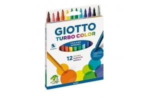 GIOTTO Turbo Color - Etui 12 feutres