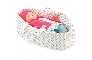 Petitcollin Vilac - Couffin Une Histoire de Fée - Jouet en Tissu Doux - Confort et Elégance pour Poupée - Jusqu'à 36 Cm pour Les Enfants - À Partir de 10 Mois