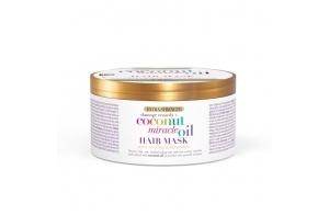 OGX | Masque Cheveux Extra Strength Damage Remedy + Coconut Miracle Oil (pot de 300 ml) – Soin cheveux à l'huile de noix de coco pour cheveux abîmés – Masque hydratant sans parabènes