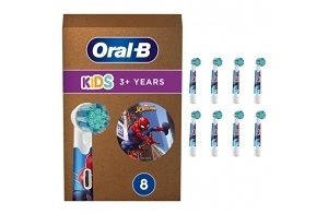 Oral-B Kids Brossette Avec Personnages Spiderman De Disney, Lot De 8, Convient À Une Boîte Aux Lettres