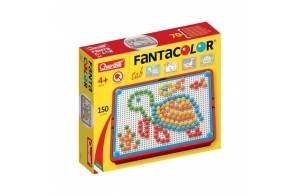 Quercetti - 0922 Fantacolor Portable Loisirs Créatifs - Jeu De Mosaïques